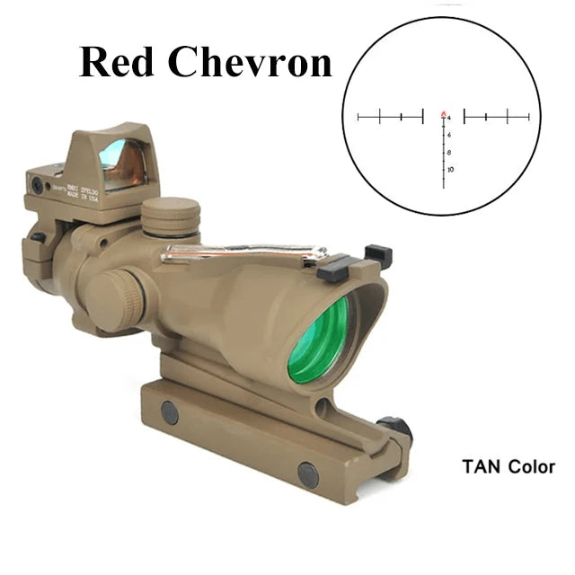 Nabila Adjustable Red Dot 4x Scope For 20mm Rail Hunting