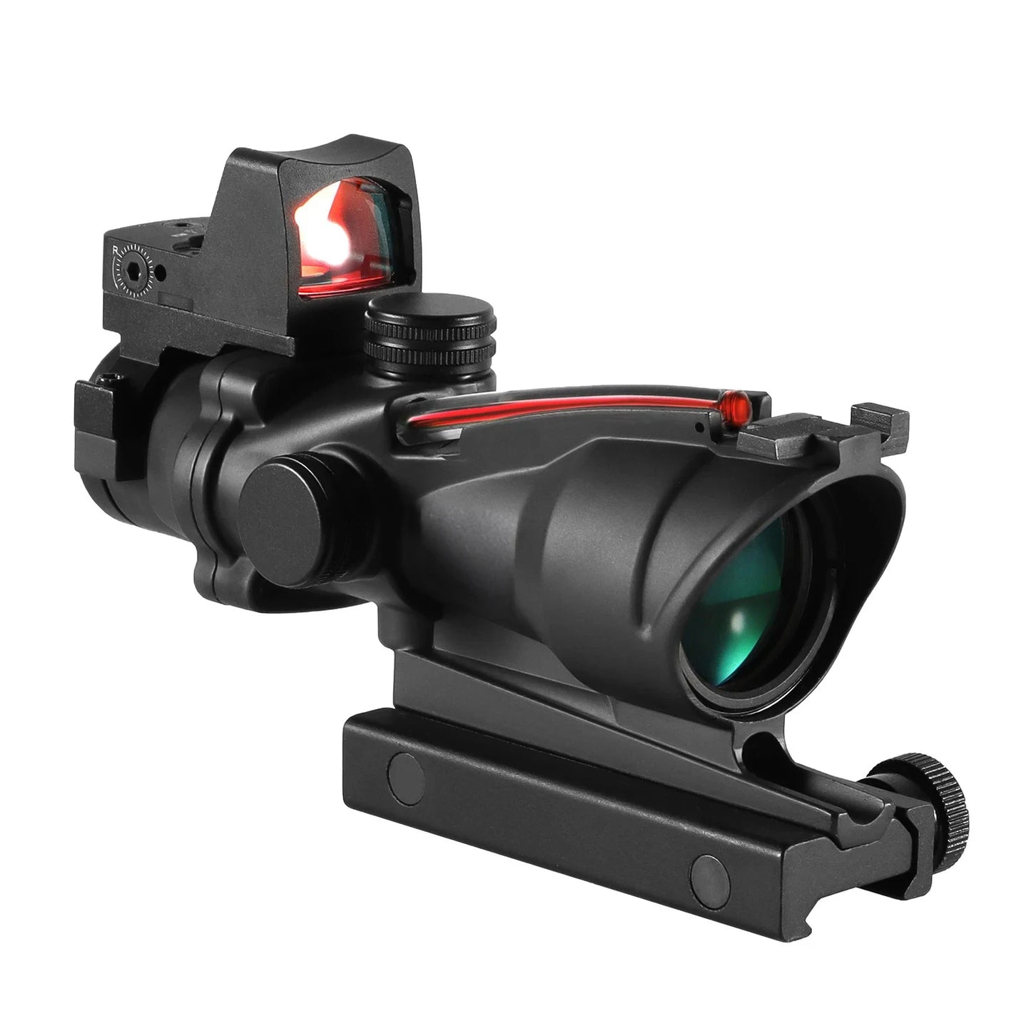 Nabila Adjustable Red Dot 4x Scope For 20mm Rail Hunting