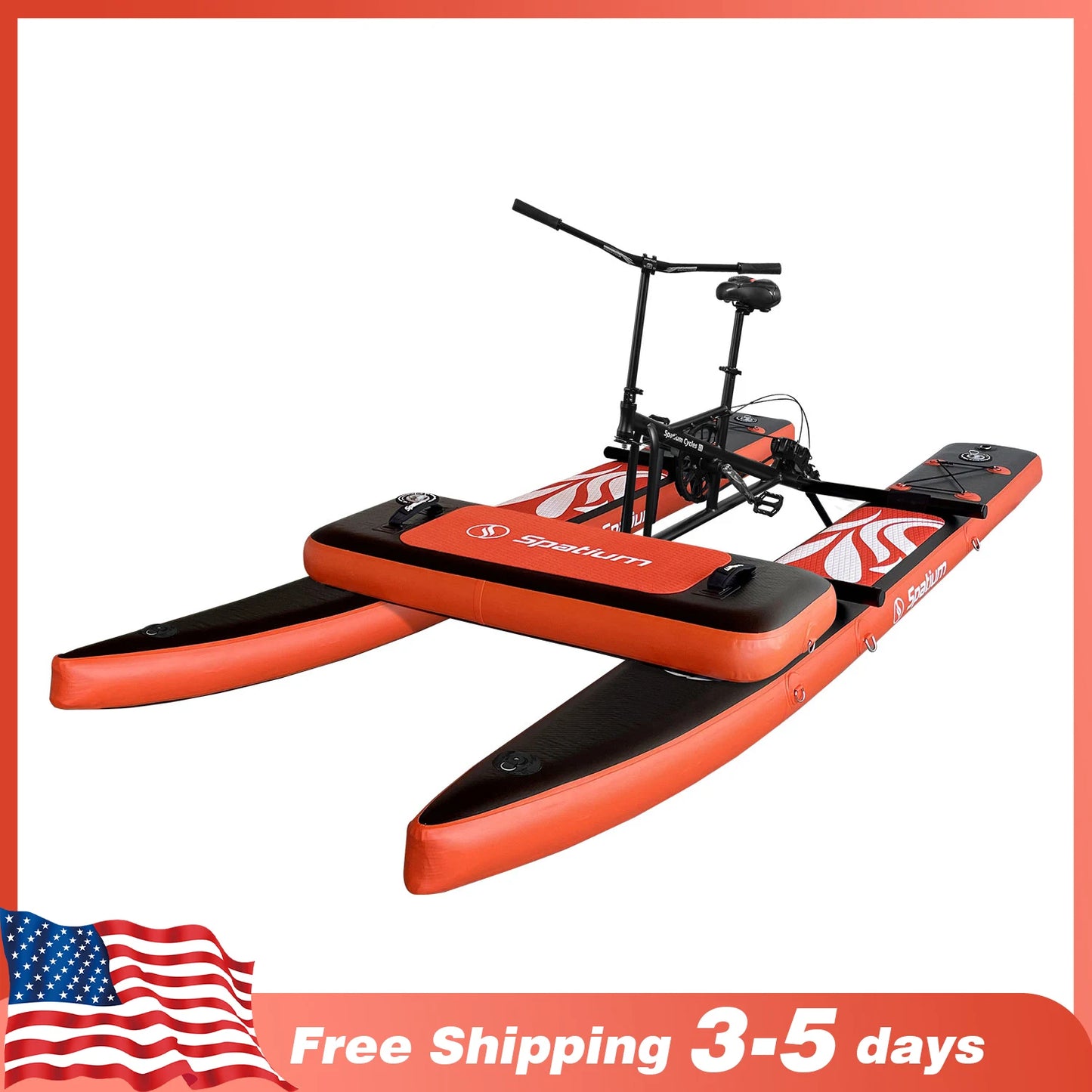 Spatium Water Bike 3.0 Inflatable Pontoon Unisex Adults Model