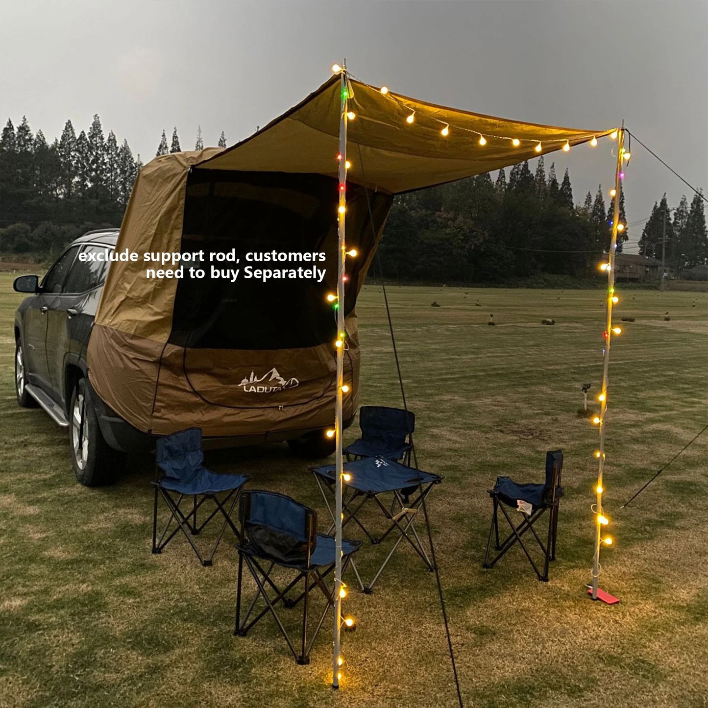 Building Tailgate Shade Awning Tent For Outdoor Car Camping