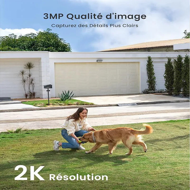 IEGEEK 2K Wireless Battery Surveillance Camera With Night Vision AI