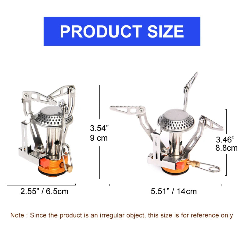 Widesea Camping Cookware Set Portable Pot and Stove Kit