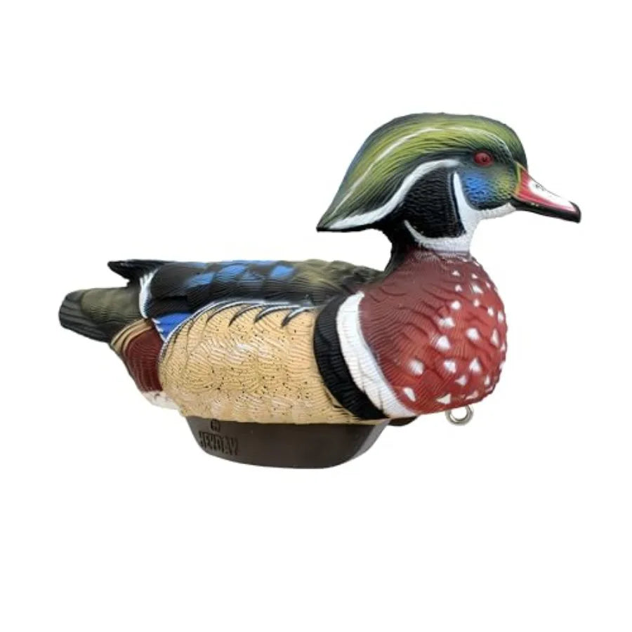 HEYDAY Wood Duck Decoys Ultra-Light 100% HydroFoam Beautiful Durable Unsinkable 6 Pack of Duck Hunting Decoys
