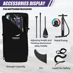 WKERSIY Inflatable SUP Paddle Board All Water Performance Series