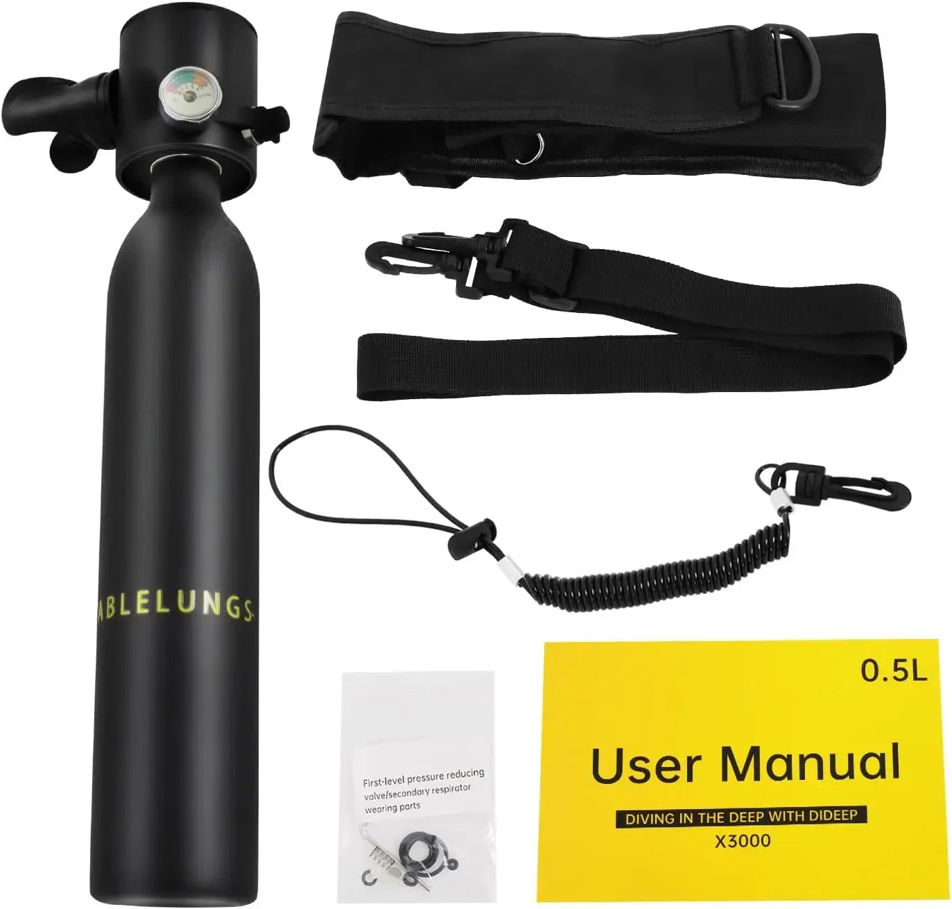 Portable Mini Scuba Tank For Underwater Breathing