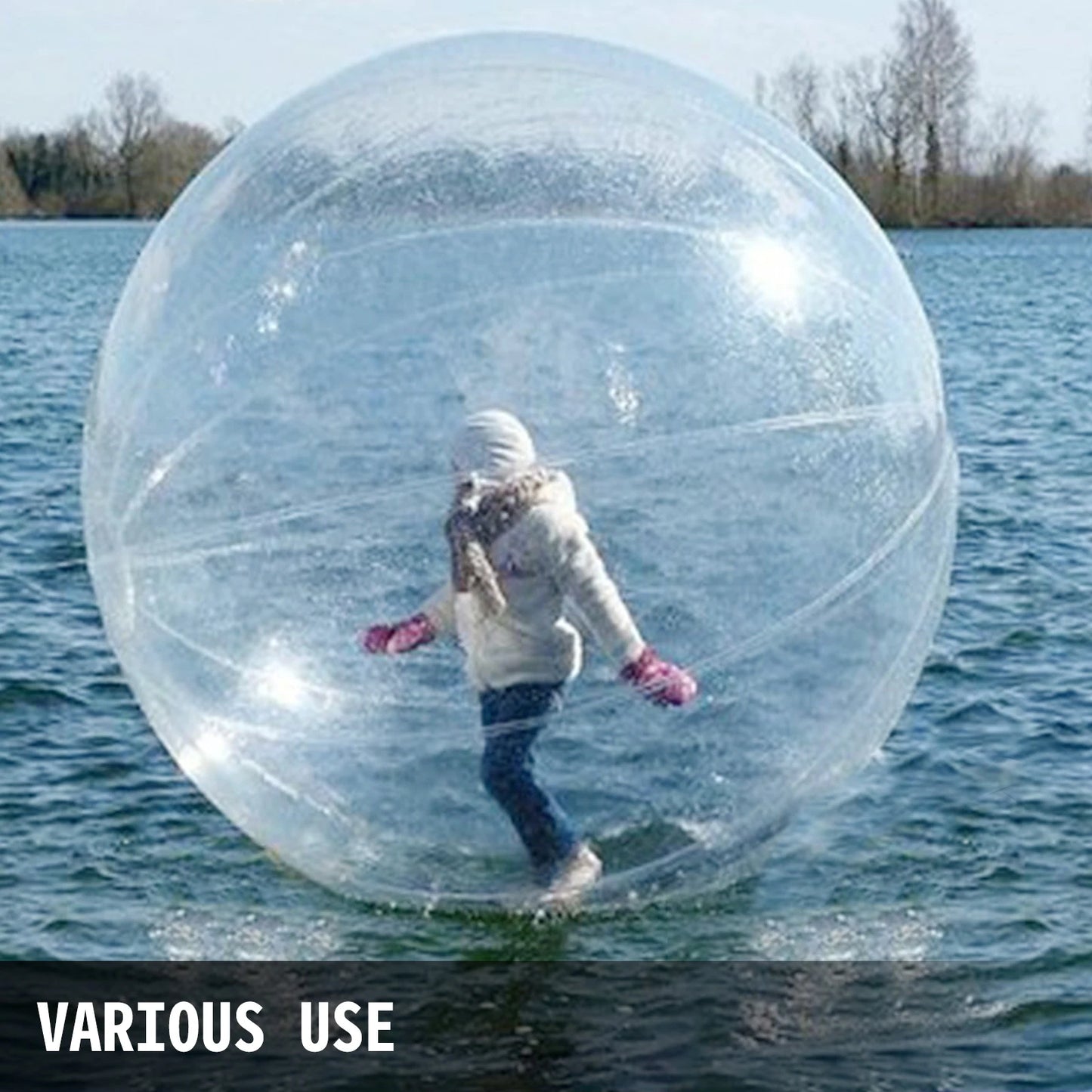 SucceBuy Water Walking Ball With PVC Inflatable Zorb Ball