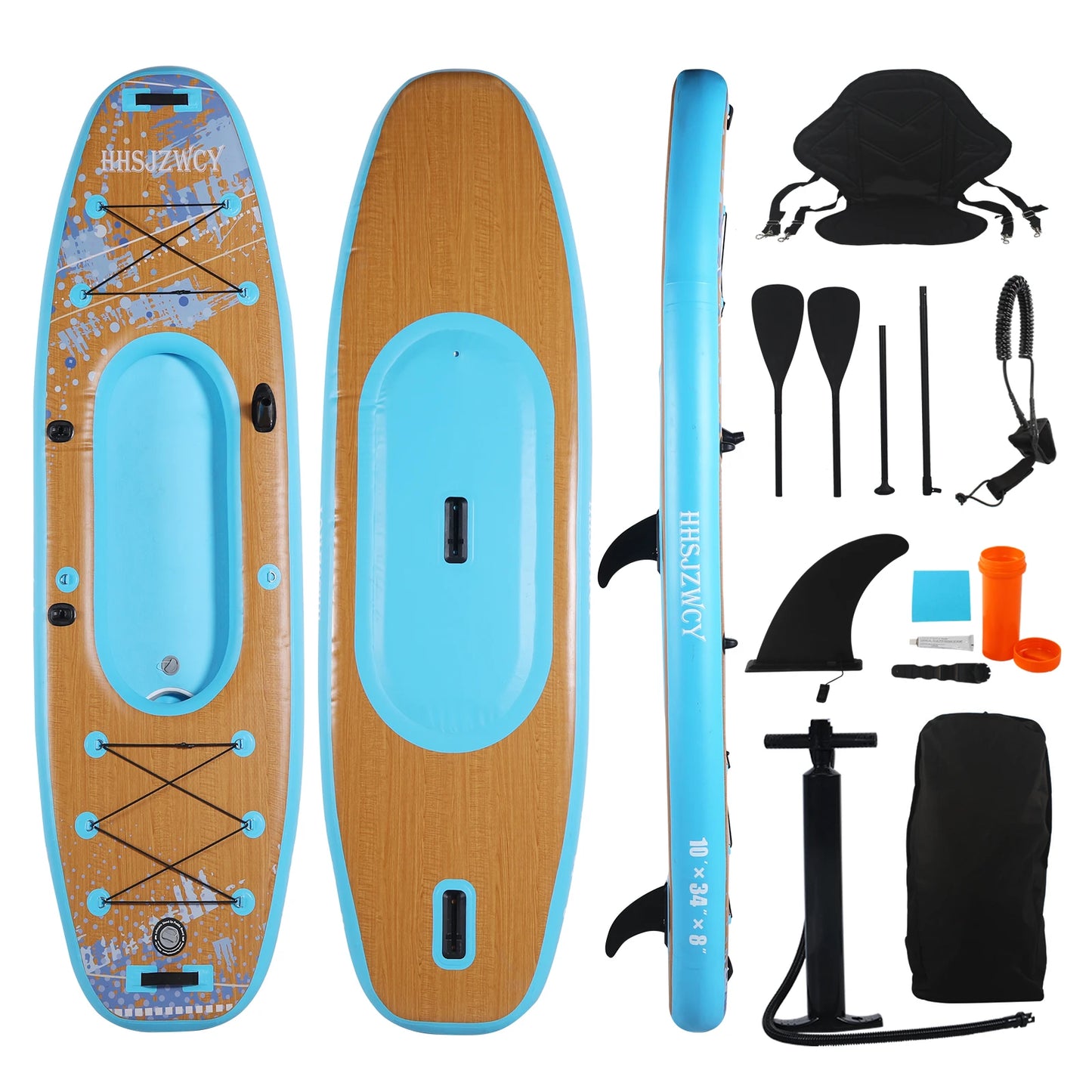 HHSJZWCY Inflatable Stand Up Paddle Board Kayak With Seat
