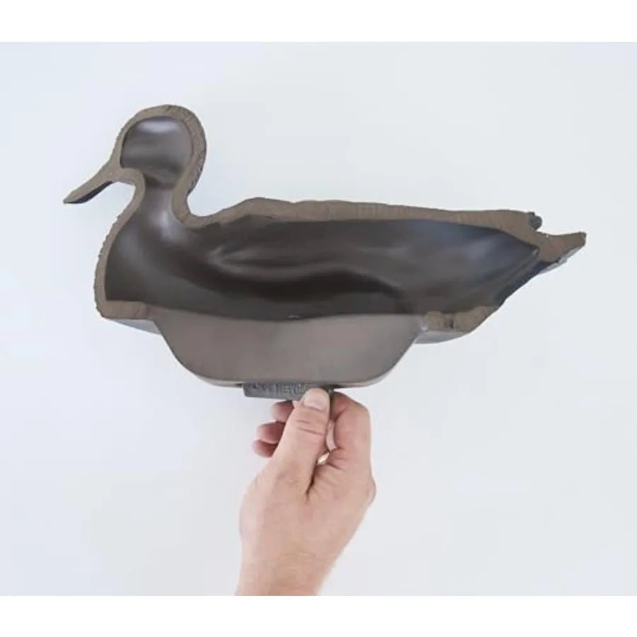 HEYDAY Wood Duck Decoys Ultra-Light 100% HydroFoam Beautiful Durable Unsinkable 6 Pack of Duck Hunting Decoys